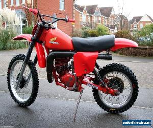 Honda CR 250 Red Rocket 1979 Classic 79 Twin shock Vintage Motocross Bike