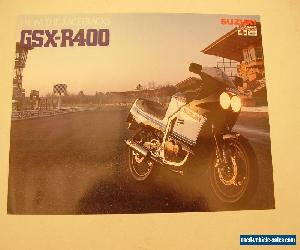 Suzuki GSX-R400 Sales Brochure