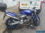 2004 HONDA CB 600 HORNET F-4 Rare matt blue top box lots of quality extras for Sale