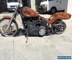 HARLEY DAVIDSON SOFTAIL FIRE DAMAGED PROJECT MAKE AN OFFER  