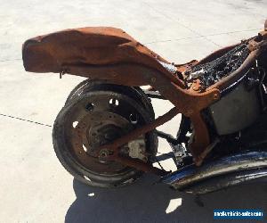 HARLEY DAVIDSON SOFTAIL FIRE DAMAGED PROJECT MAKE AN OFFER  