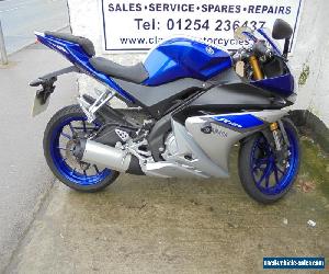 YAMAHA YZF R125 ABS 65 PLATE IN RACE BLUE