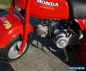 honda atc 3 wheeler motorbike 1978  big red pocketbike thumpstar clasic