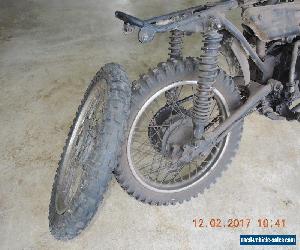 Yamaha MX100 trail bike project or parts no reserve.