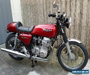 1975 Honda CB750F with cafe racer seat