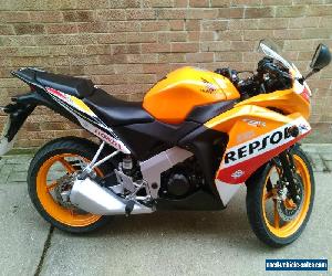 HONDA CBR 125R REPSOL, 65 REG, LADY OWNER 