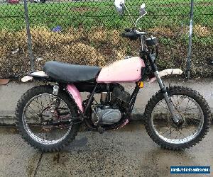 Kawasaki KV100 1976 G4 vintage trail enduro bike motorcycle collector project