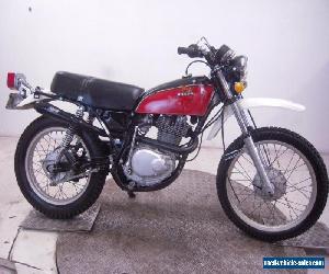 1976 Honda XL350 Enduro Unregistered US Import Barn Find Classic Restoration