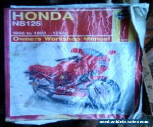 NS125R HONDA Classic 2 stroke Rebuild project partly built (F reg 1 Aug 88 - 31