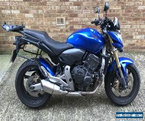 HONDA Hornet CB 600 FA-8 ABS BLUE 2008 36k Givi boxes Heated Grips Hugger Bungs