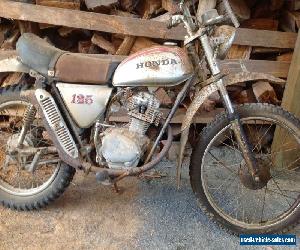 HONDA SL 125 MOTORBIKE 1973