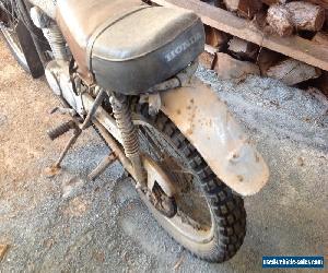 HONDA SL 125 MOTORBIKE 1973