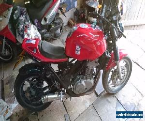 red honda cb500 custom