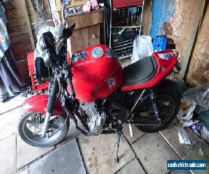 red honda cb500 custom