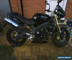 2009 TRIUMPH STREET TRIPLE 675 CHEAPEST ON EBAY, FANTASTIC BIKE GLOSS BLACK for Sale