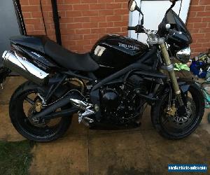 2009 TRIUMPH STREET TRIPLE 675 CHEAPEST ON EBAY, FANTASTIC BIKE GLOSS BLACK