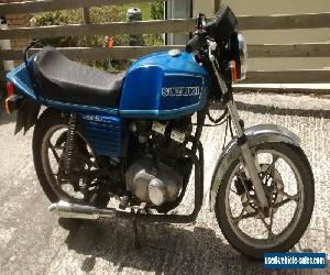 1981 SUZUKI GSX250 BLUE.