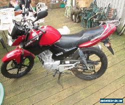 YAMAHA  YBR 125CC BLACK AND RED MOTORBIKE ONLY DONE 797 MILES for Sale