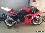 2003 Yamaha R1 Track Bike 5PW injection model red white track day race bike for Sale