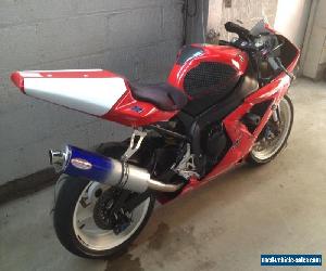 2003 Yamaha R1 Track Bike 5PW injection model red white track day race bike