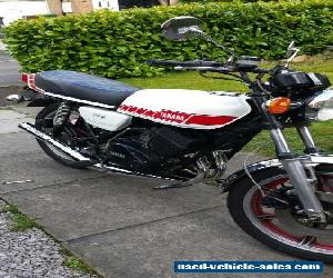 1980 YAMAHA RD400F WHITE/RED