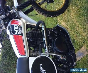 1977 YAMAHA  WHITE XT500