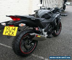 HONDA CBR 125 R BLACK 14 REG STUNNING MINT AKRAPOVIC ONE OWNER ONLY 1,900 MILES