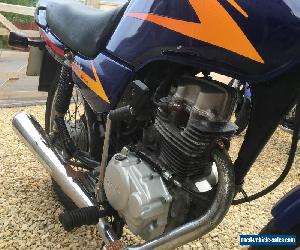 2002 HONDA CG125 BLUE  (SPARES OR REPAIR)