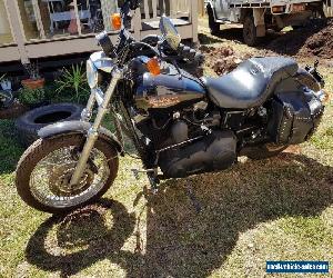 Damaged harley davidson dyna 2000