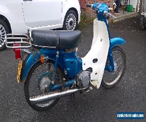 Suzuki FR80 Moped Scooter -hopped up FR50 ;-)  (2 stroke version of C50/C70/C90)