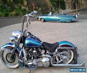 Harley Davidson Heritage Softail Cholo style