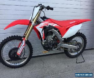 HONDA CRF 450 R 2017 ELECTRIC START * 1 OWNER * NO RESERVE * 9 Hours * UK Bike