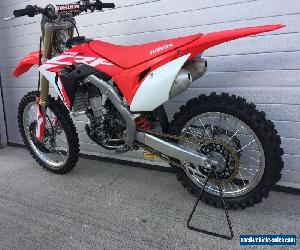 HONDA CRF 450 R 2017 ELECTRIC START * 1 OWNER * NO RESERVE * 9 Hours * UK Bike