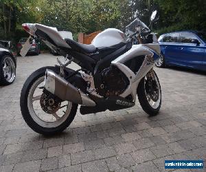 2008 SUZUKI GSXR 600 K8 WHITE 