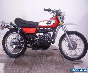 1975 Yamaha DT250B Unregistered US Import Barn Find Classic Restoration Project