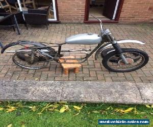 bsa b40 wd gb 40 1967 army scrambler trails project rolling chassis