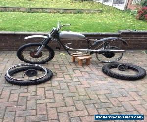 bsa b40 wd gb 40 1967 army scrambler trails project rolling chassis