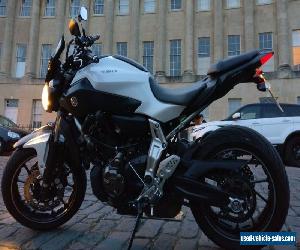 Yamaha MT07 immaculate condition, low millage, full service, white with extras