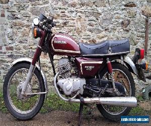 1981 HONDA CD200 BENLY ONLY 7500mls BARN FIND SPARES OR REPAIRS PROJECT RESTORE 