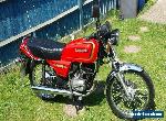 1987 KAWASAKI KH125-K5 RED motorbike 2 stroke learner legal ready to ride c pics for Sale