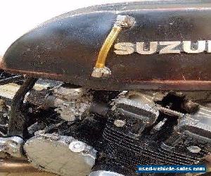 Suzuki GS650 with 750 engine bobber project