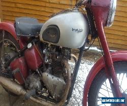 1949 Triumph 5T Speedtwin. Pre Unit 500cc. V5C. Trans reg. Running Project Rigid for Sale