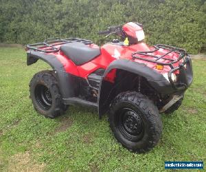 HONDA TRX500FM 2011 model 4x4 5 speed may suit farm fun hunting NO RESERVE price